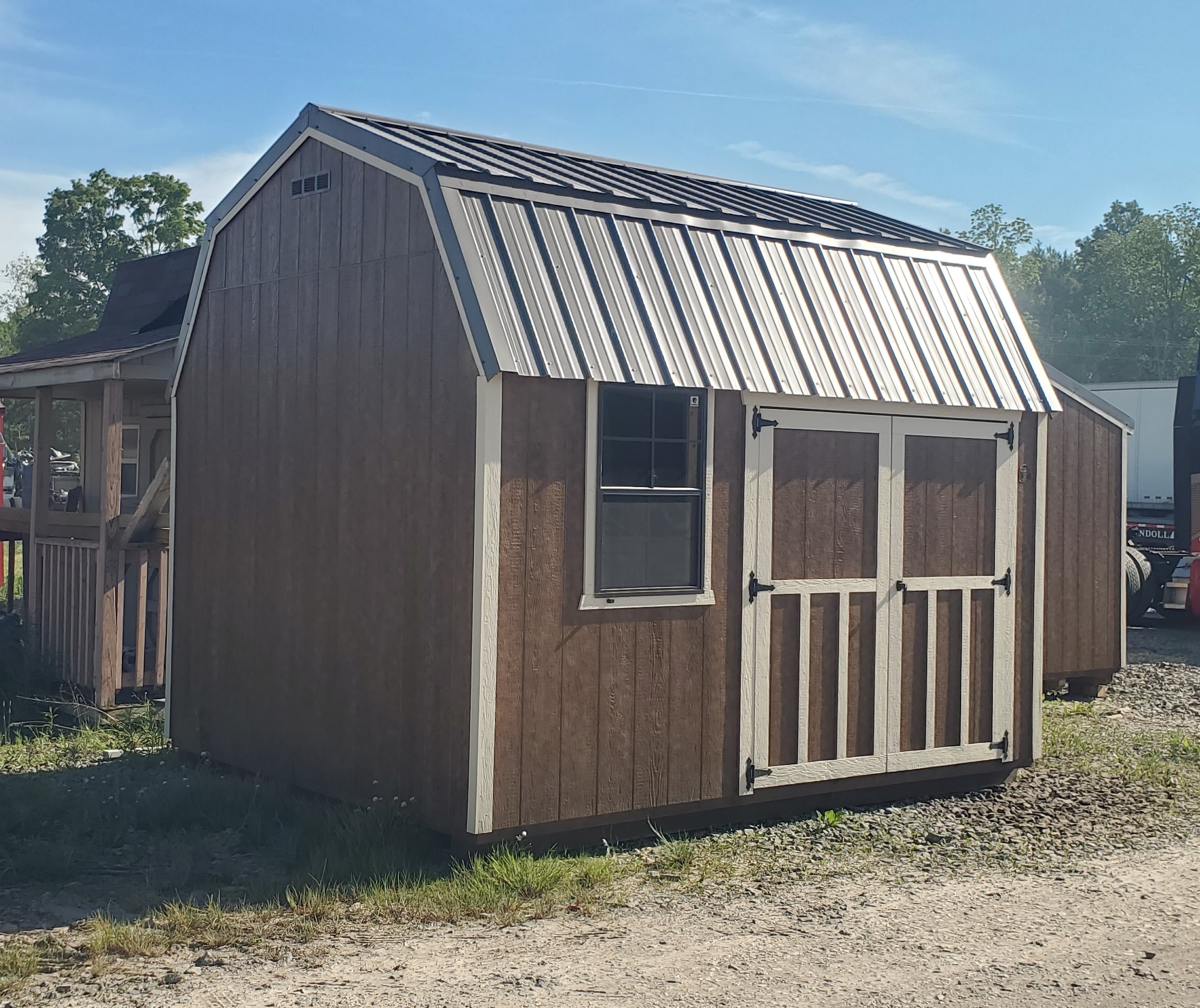 Lofted Garden Shed 10x12- Used - Image 2