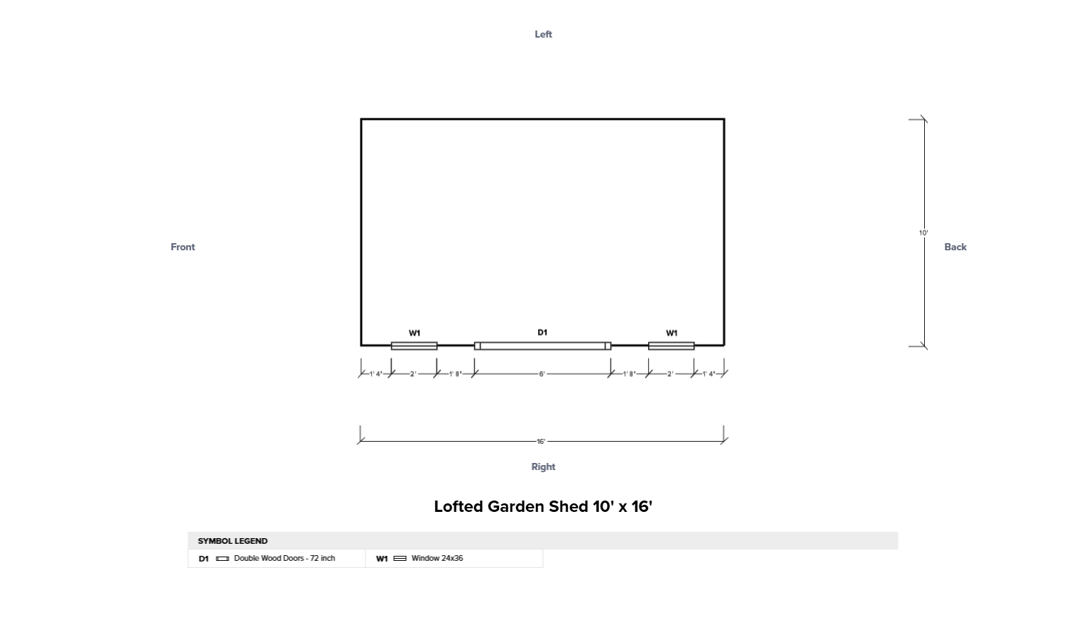 Lofted Garden Shed 10x16 121 - Image 10