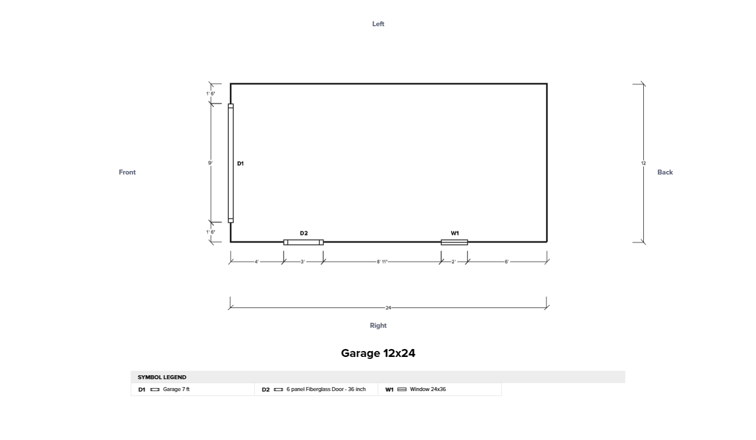 Garage 12x24 125 - Image 8