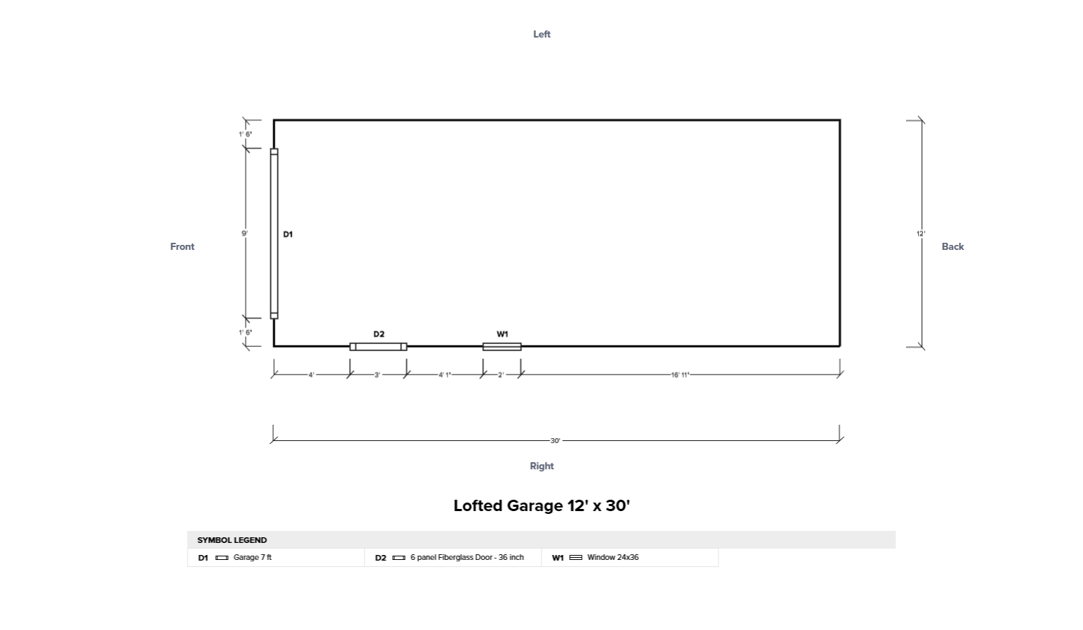 Lofted Garage 12x30 090 - Image 9
