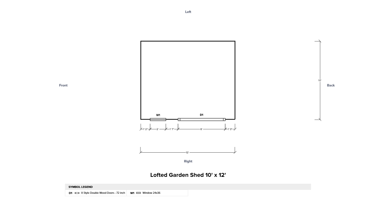 Lofted Garden Shed 10x12 138 - Image 8